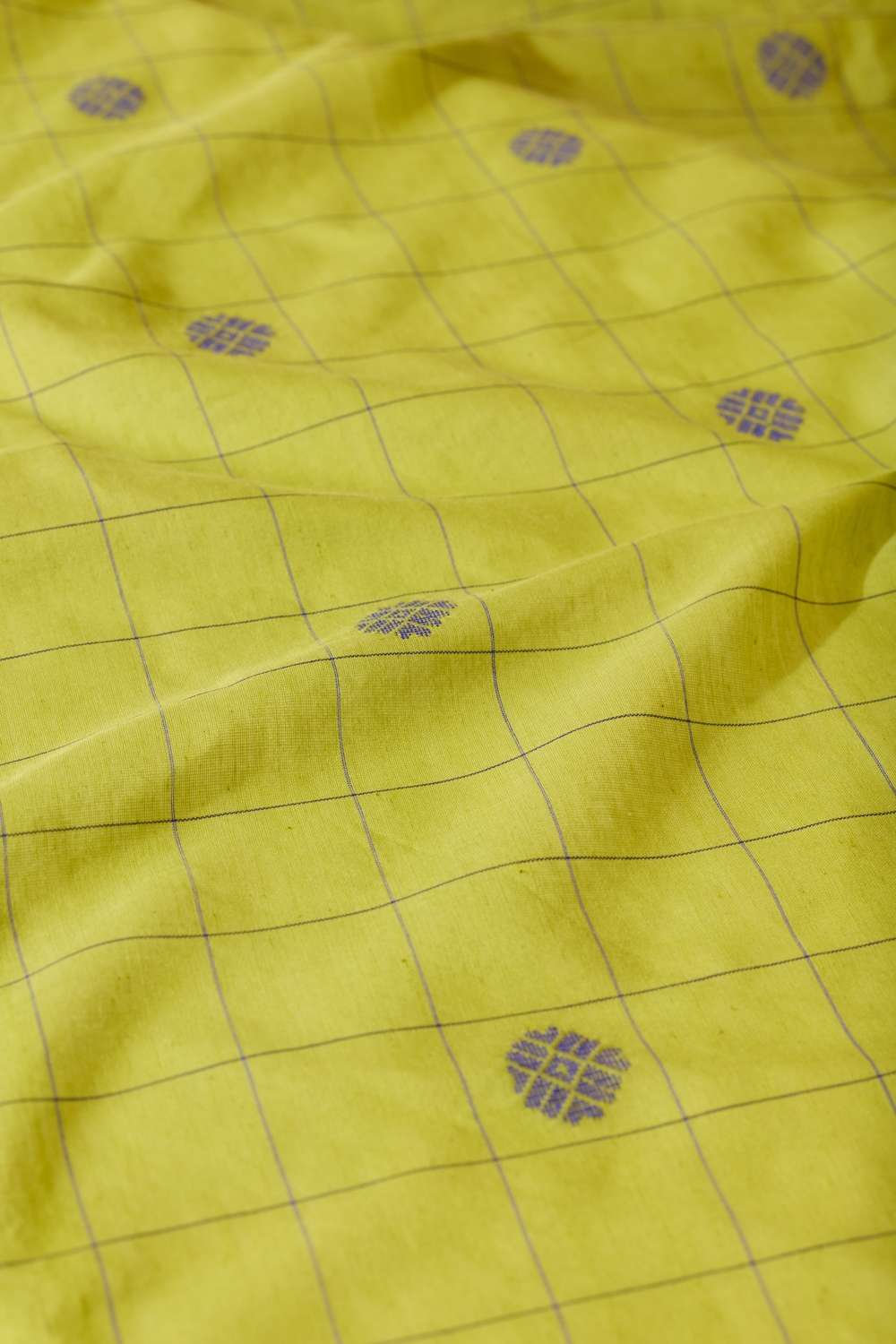 Light Green Bengal Pure Cotton Jamdani Saree image number null
