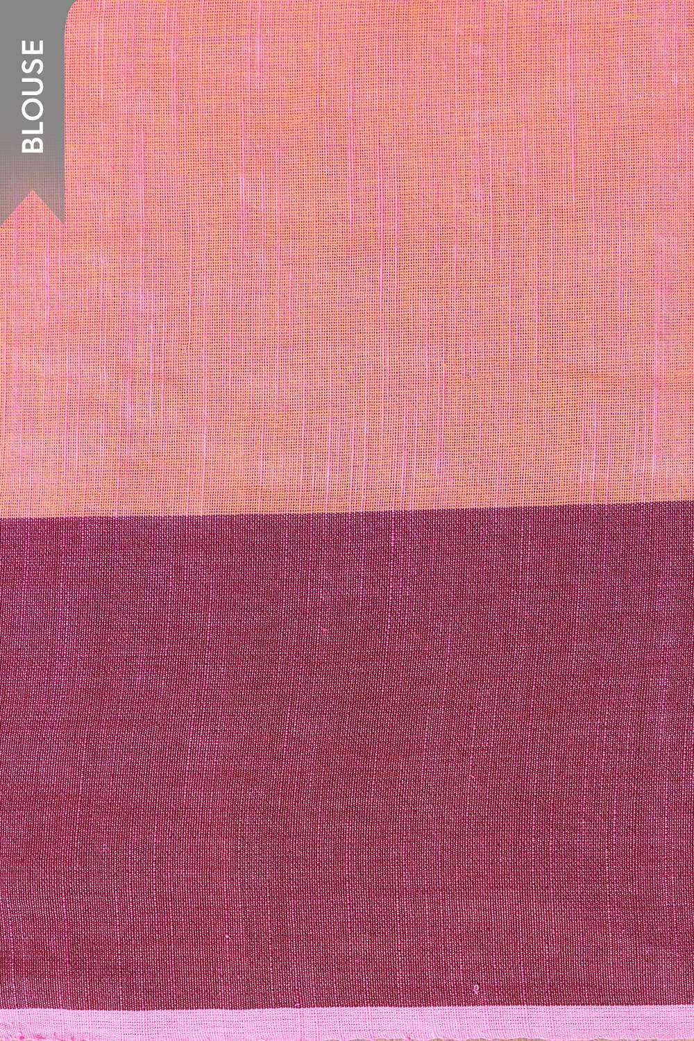Light Pink Woven Pure Cotton Bengal Saree image number null