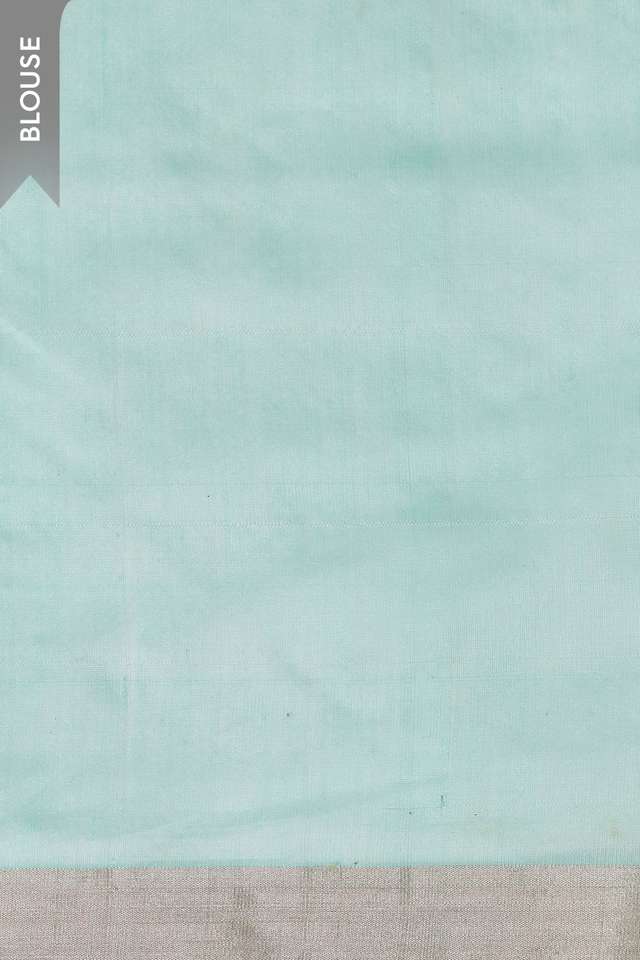 Light Blue Woven Pure Silk Cotton Chanderi Saree thumbnail image number null