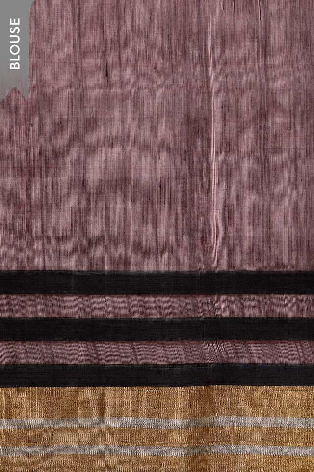 Dark Red Woven Pure Silk Cotton Chanderi Saree thumbnail image number null