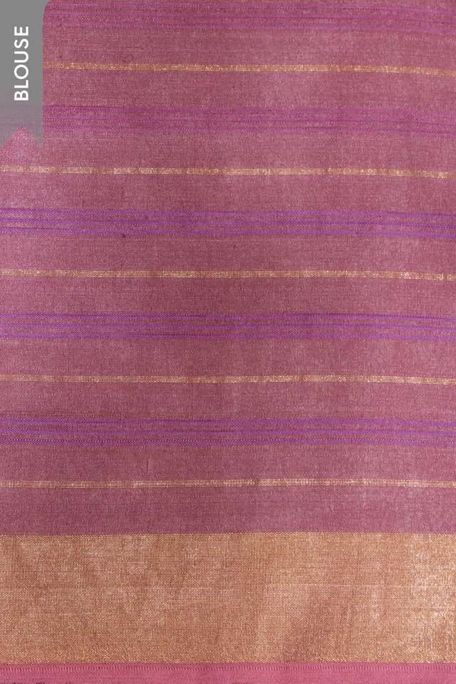 Purple Pure Tussar Silk Bhagalpur Woven Saree thumbnail image number null