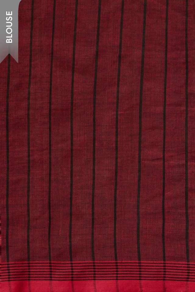 Black Bengal Pure Cotton Jamdani Saree thumbnail image number null