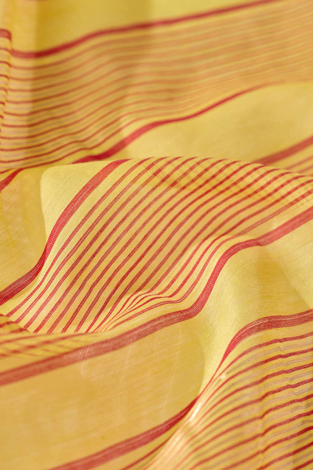 Light Yellow Jamdani Pure Silk Cotton Bengal Saree image number null