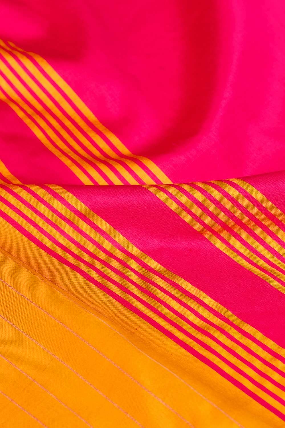Dark Pink Silk Bishnupur Woven Saree image number null