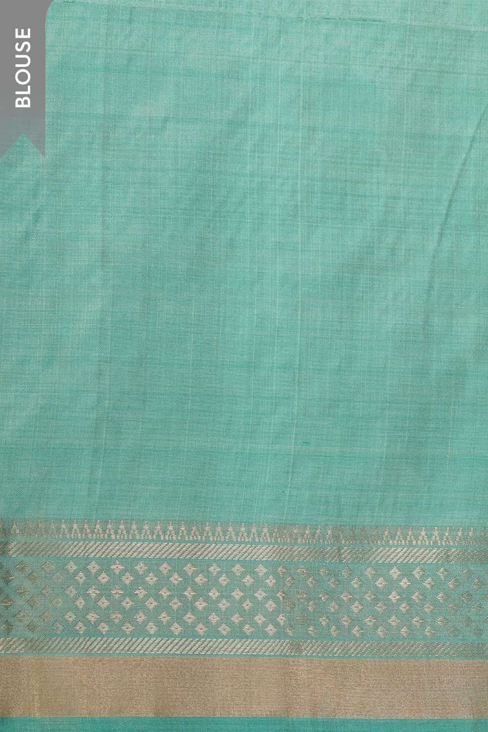 Dark Green Pure Silk Woven Bishnupur Saree image number null