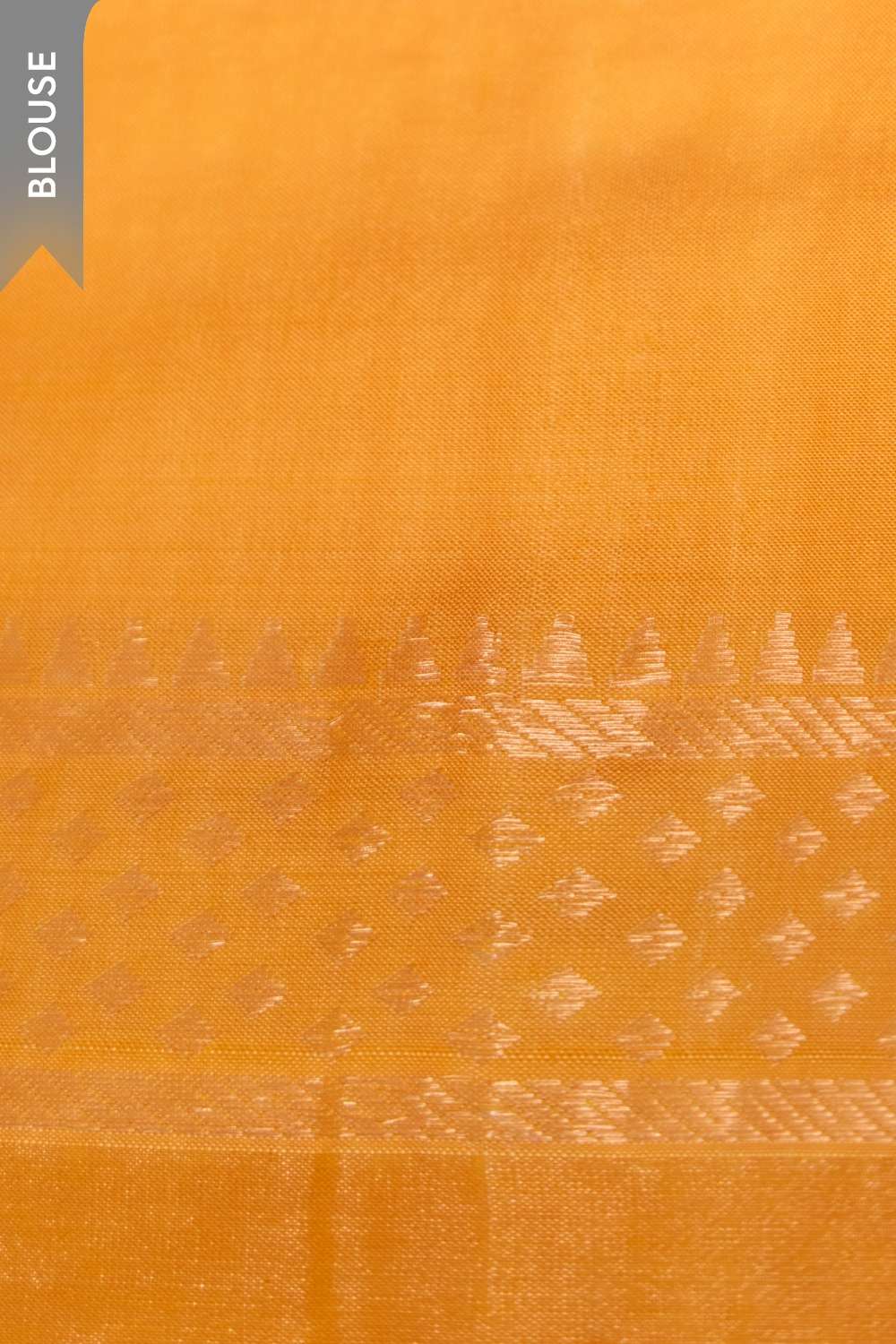 Yellow Pure Silk Bishnupur Woven Saree image number null