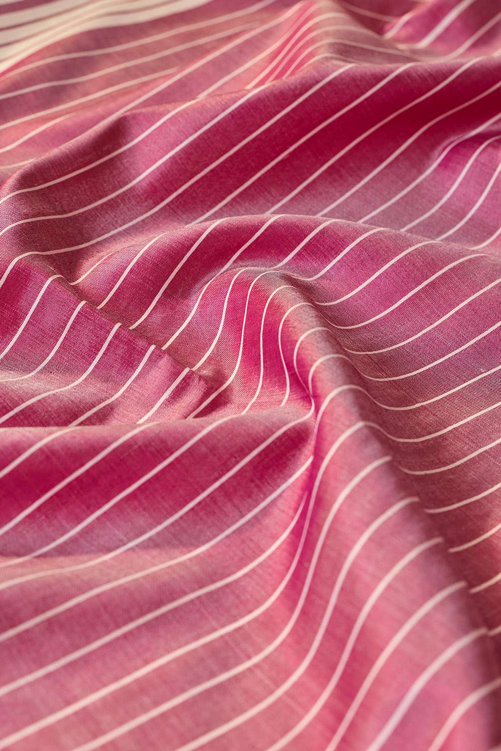 Off White Bishnupur Pure Silk Woven Saree image number null