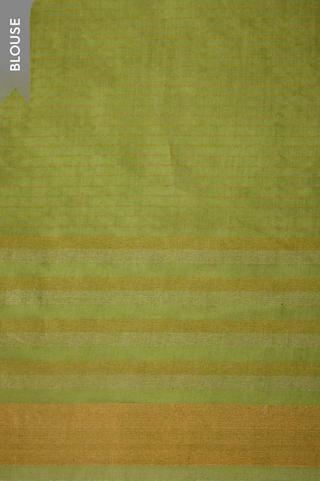 Green Bhagalpur Woven Silk Viscose Saree thumbnail image number null