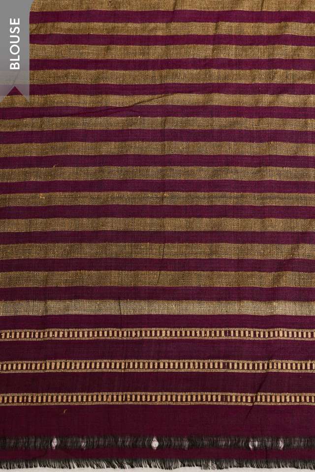 Purple Assam Woven Pure Eri Saree thumbnail image number null