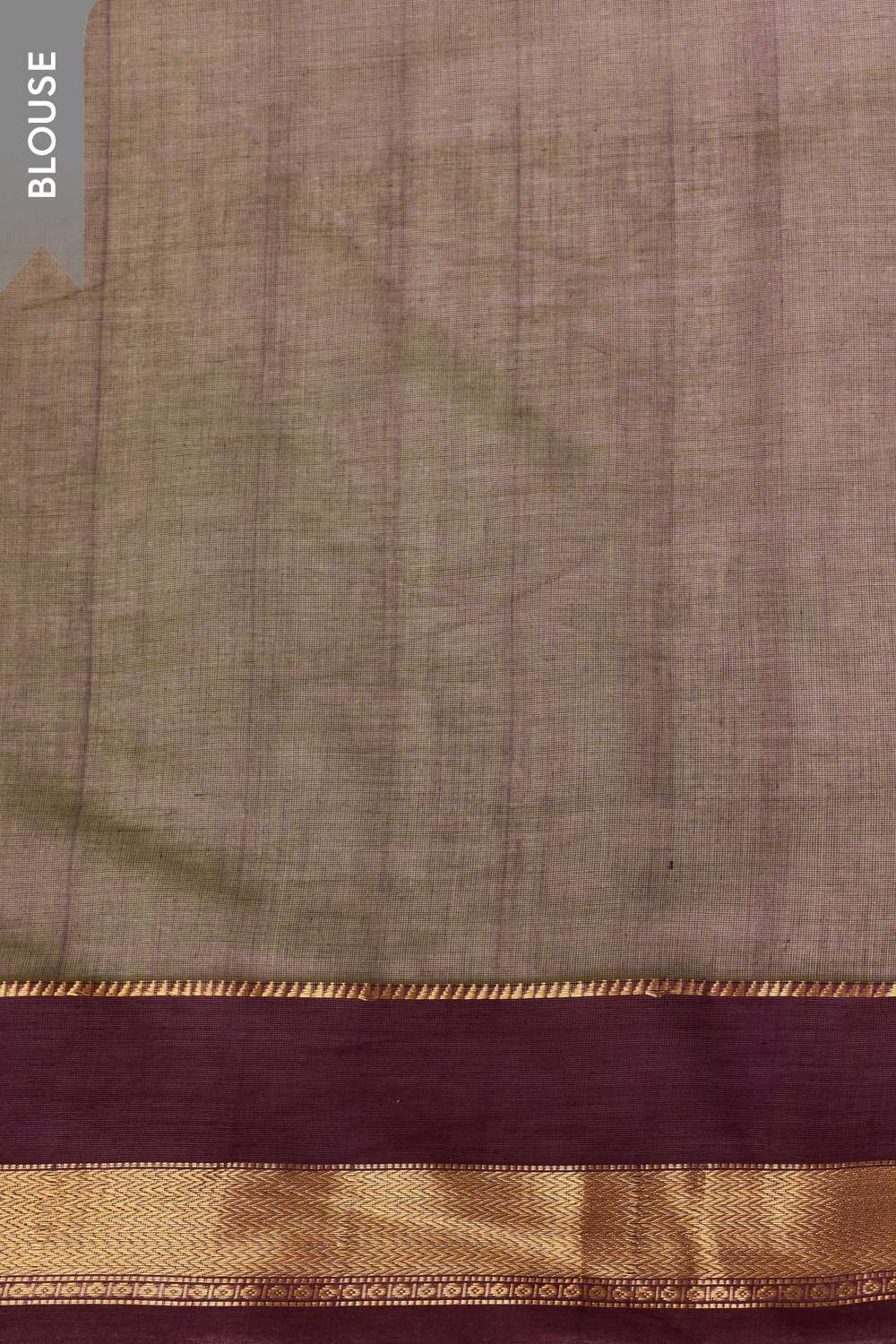 Violet Cotton Woven Saree image number null