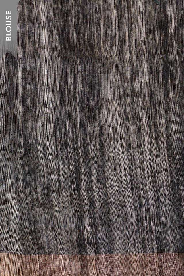 Black Bengal Pure Silk Vanya Jamdani Saree thumbnail image number null