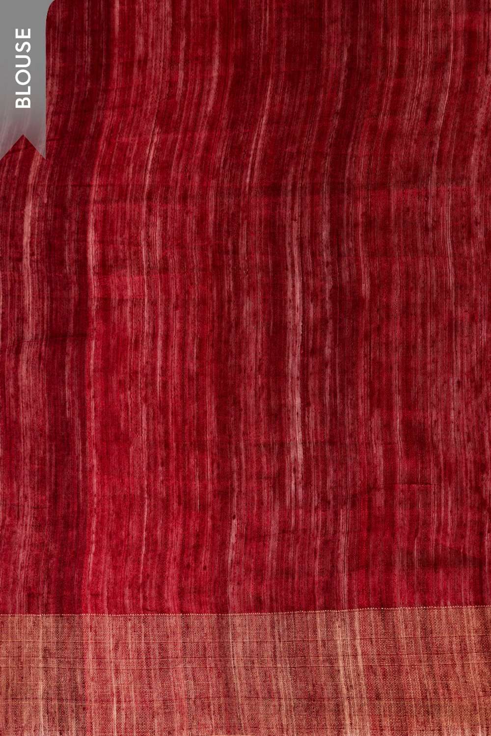 Dark Red Woven Pure Silk Vanya Bengal Saree image number null