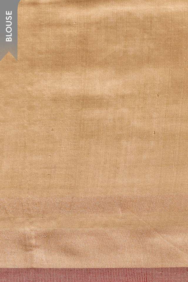 Red Woven Silk Viscose Bhagalpur Saree thumbnail image number null