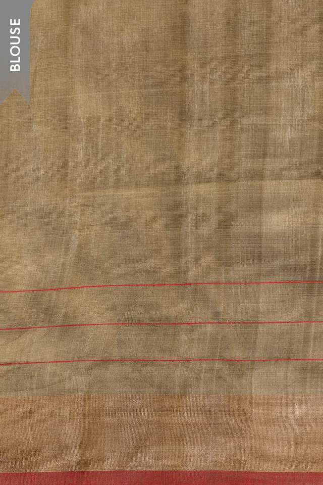 Light Orange Bhagalpur Woven Silk Viscose Saree thumbnail image number null