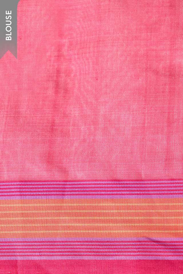 Blue Woven Silk Viscose Bhagalpur Saree thumbnail image number null