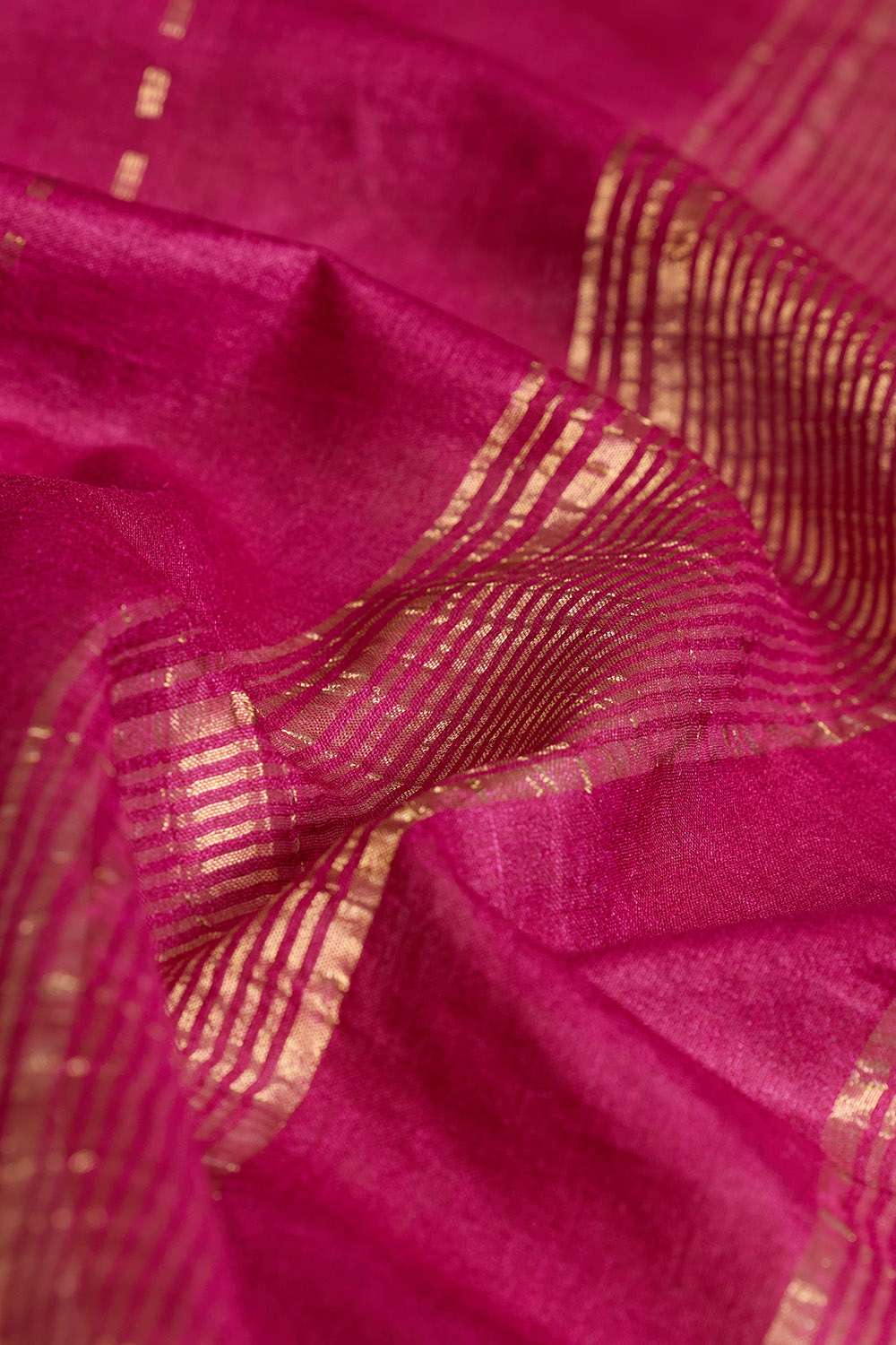 Purple Chattisgarh Woven Pure Tussar Silk Saree image number null