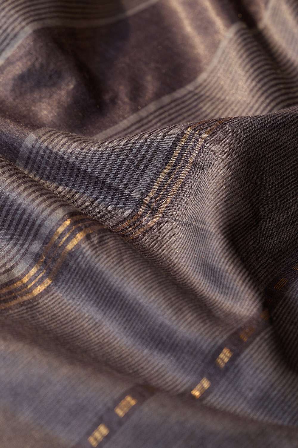 Grey Chattisgarh Woven Pure Tussar Silk Saree image number null