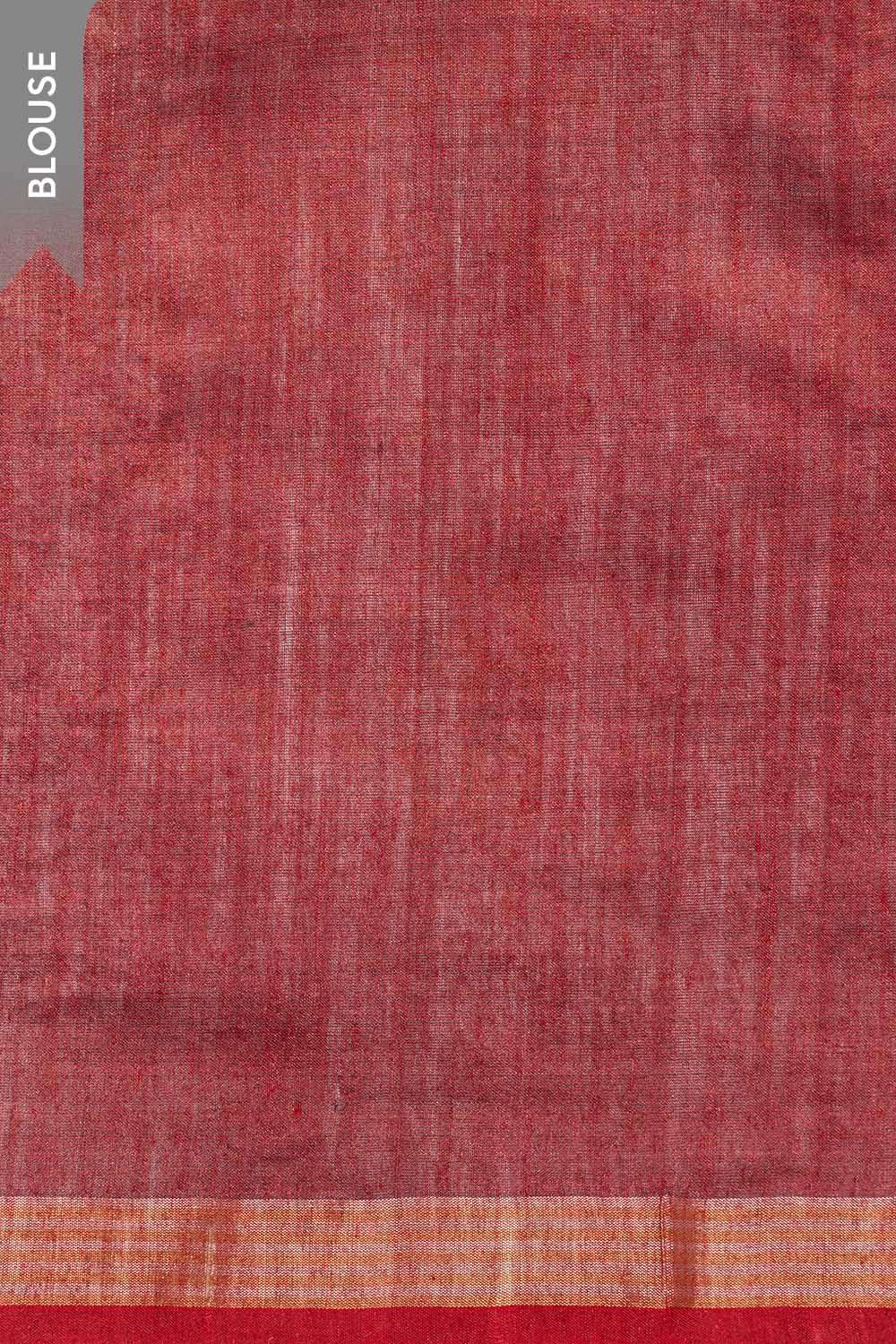 Black Chattisgarh Woven Pure Tussar Silk Saree image number null