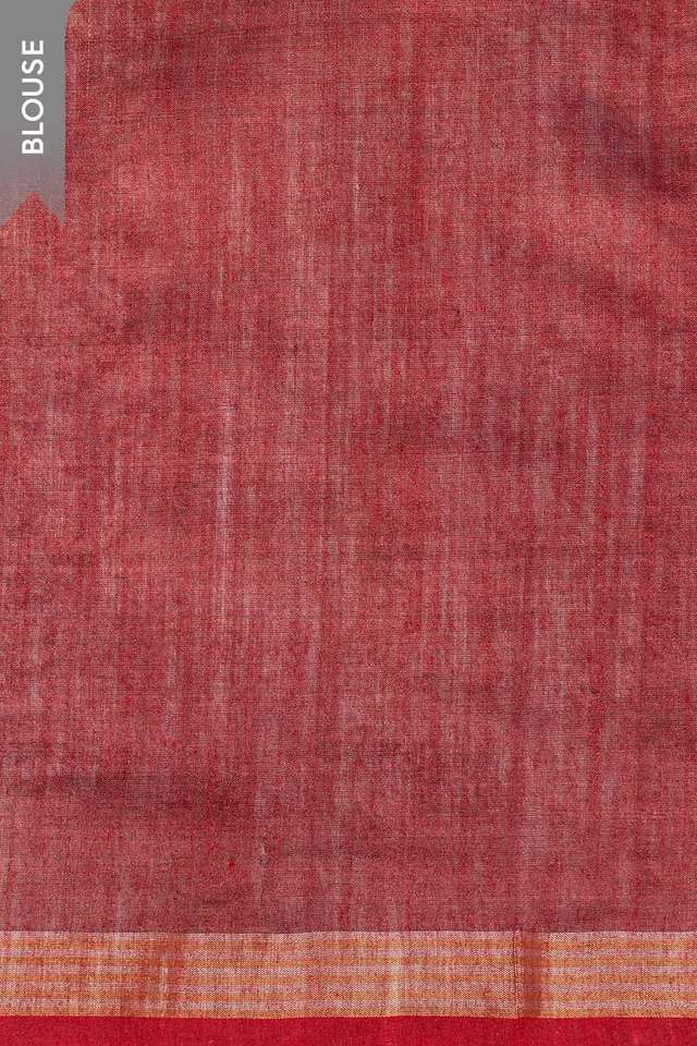Black Chattisgarh Woven Pure Tussar Silk Saree thumbnail image number null