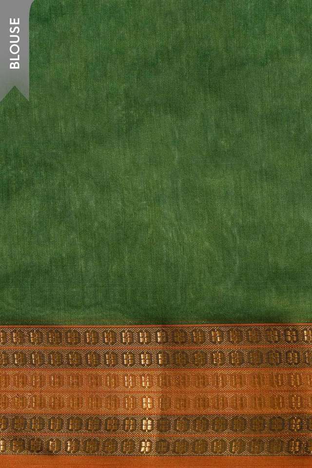 Light Green Woven Pure Silk Cotton Maheshwari Saree thumbnail image number null