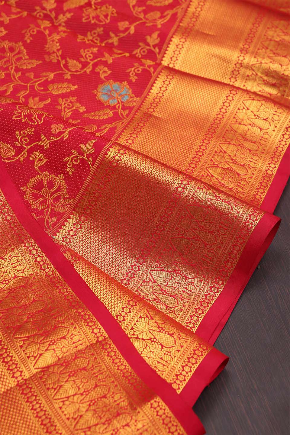 Pink Kanjivaram Silk Saree