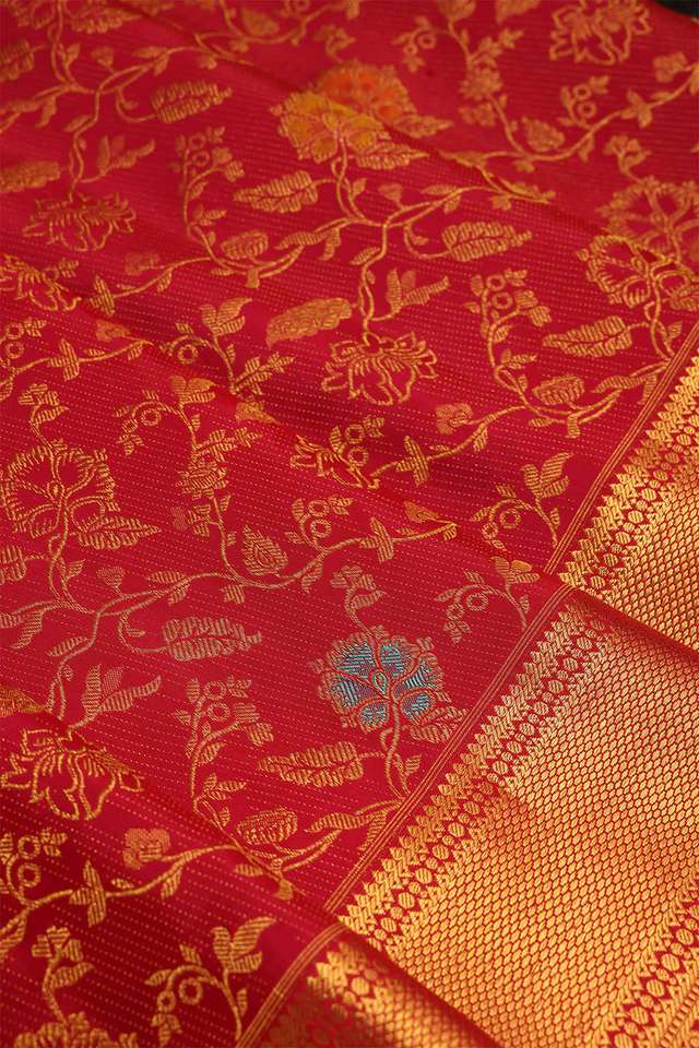 Pink Kanjivaram Silk Saree thumbnail image number null