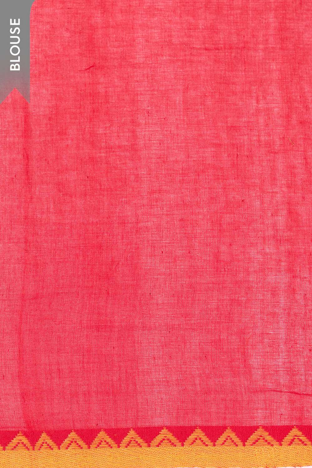 Dark Pink Woven Pure Cotton Bengal Saree image number null