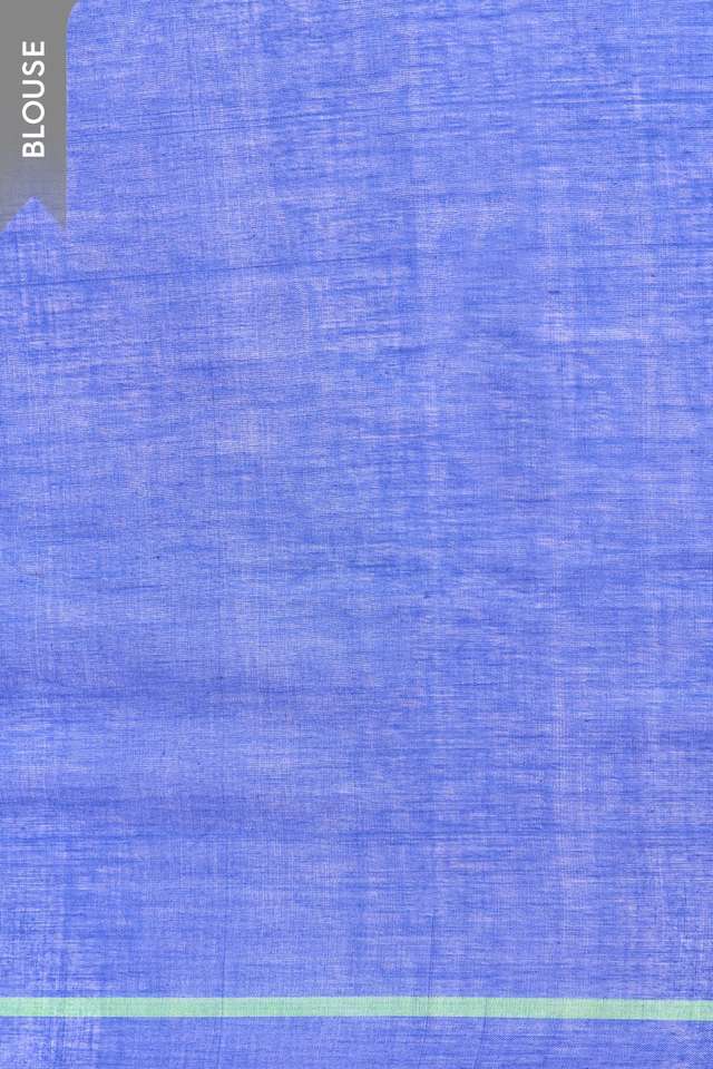 Blue Odissa Pure Cotton Ikat Saree thumbnail image number null