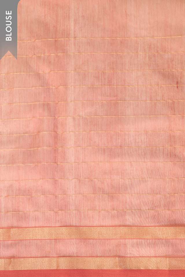 Pink Woven Pure Silk Cotton Chanderi Saree thumbnail image number null