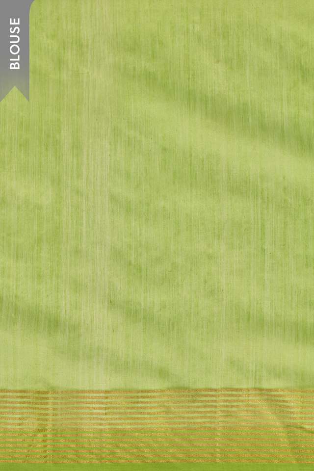 Green Woven Pure Silk Cotton Chanderi Saree thumbnail image number null