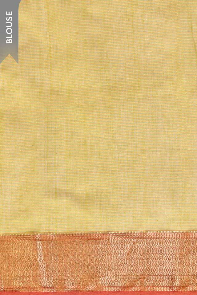 Light Green Woven Pure Tissue Cotton Maheshwari Saree thumbnail image number null