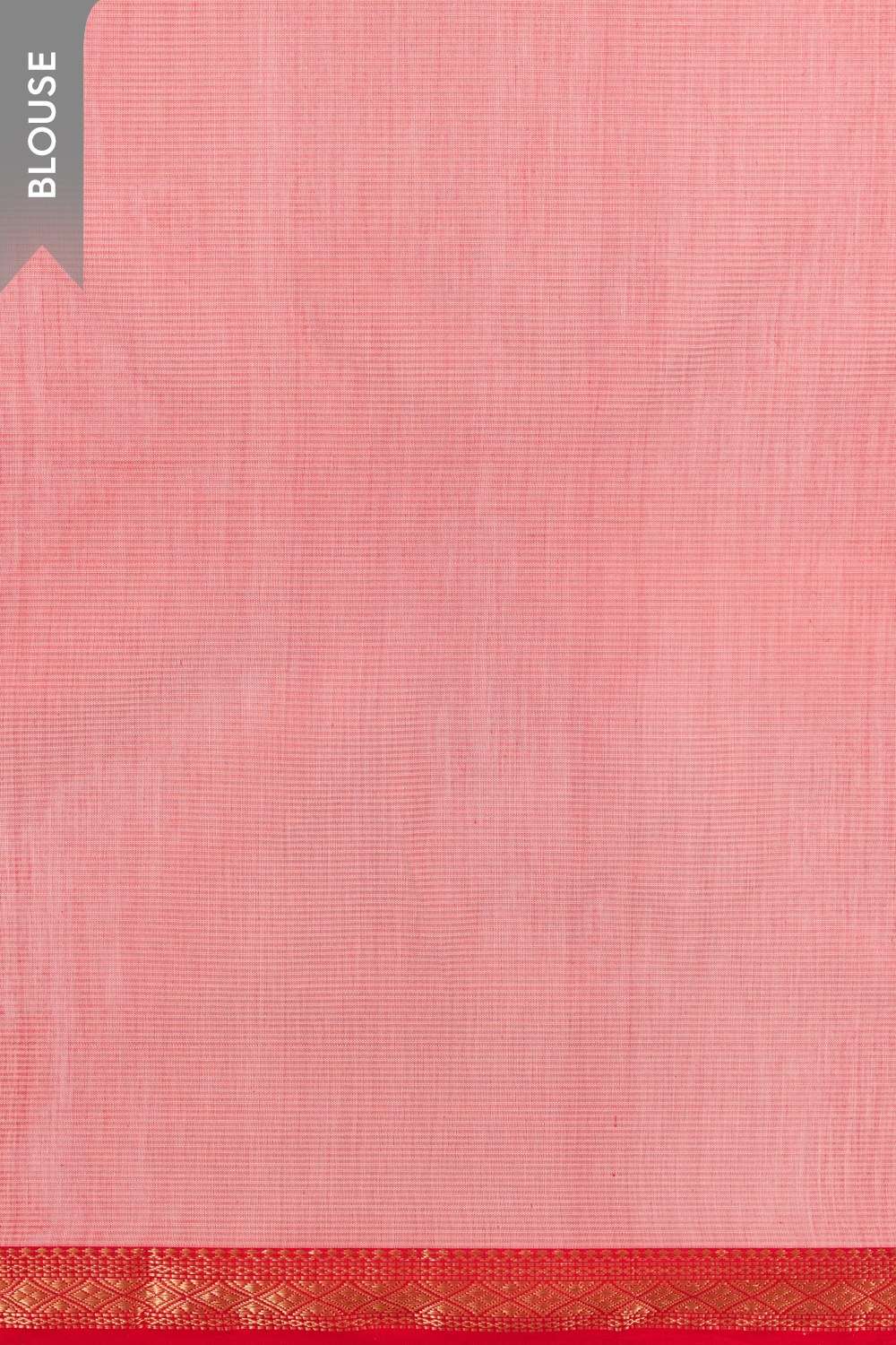 Off White Woven Pure Silk Cotton Maheshwari Saree image number null