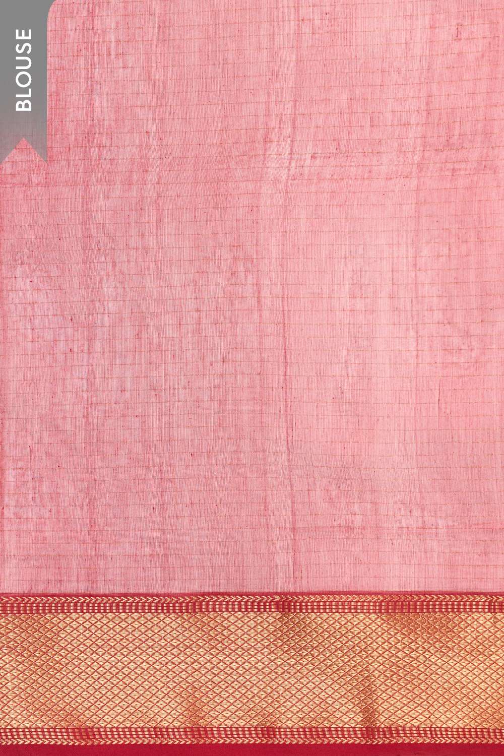 Off White Woven Pure Silk Cotton Maheshwari Saree image number null