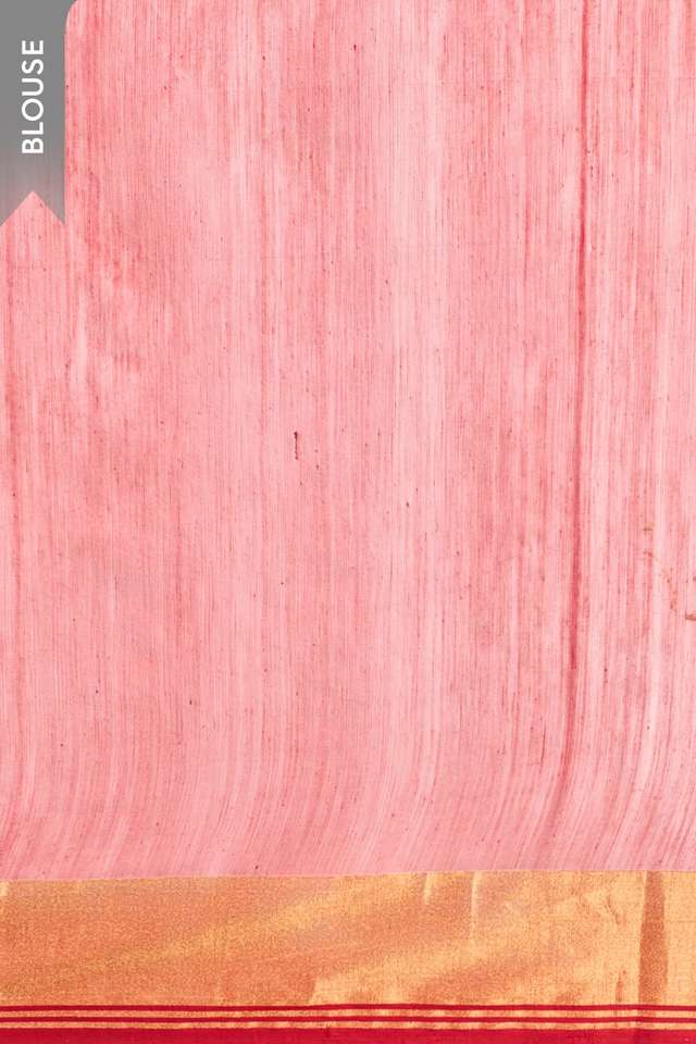Off White Woven Pure Silk Cotton Chanderi Saree thumbnail image number null