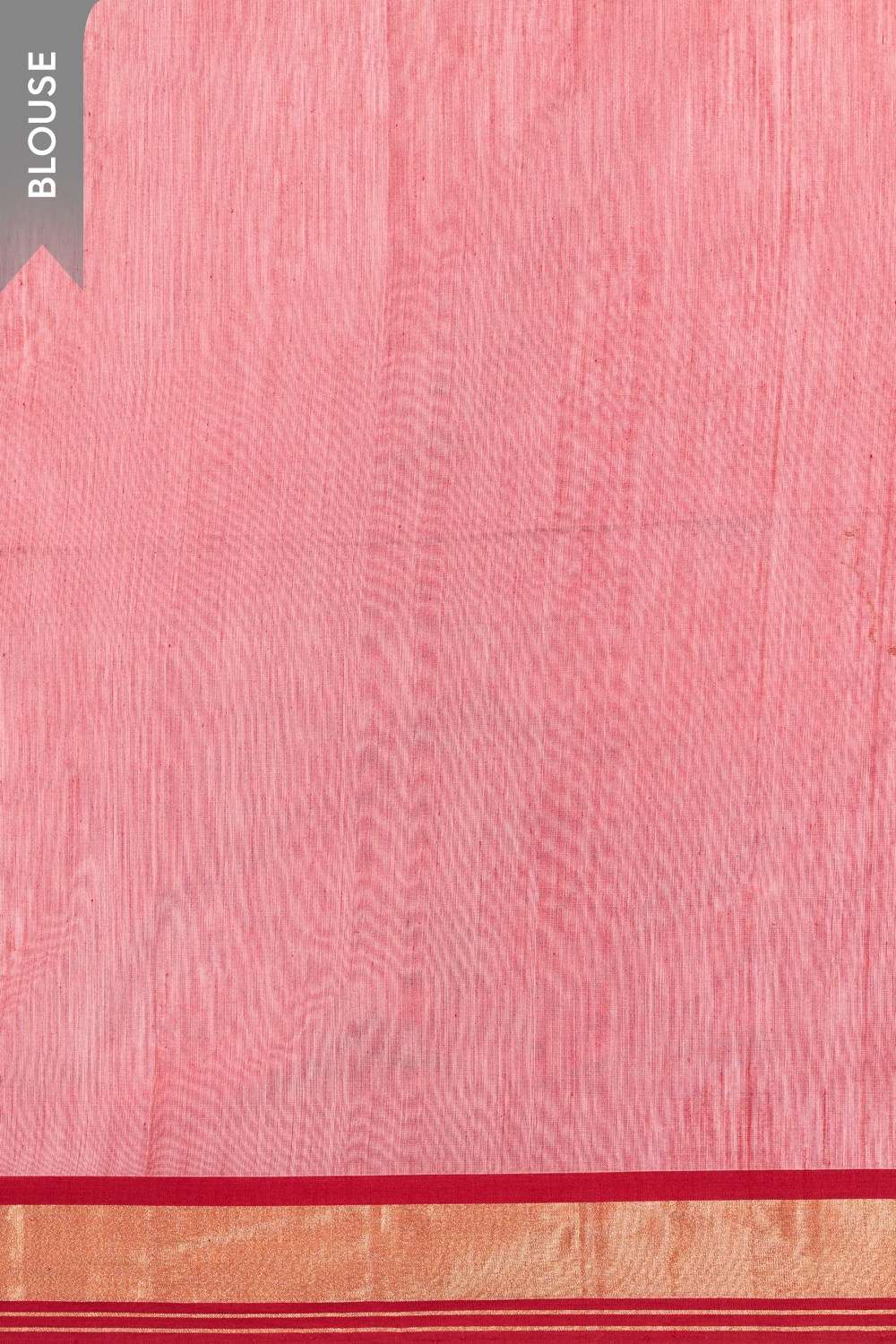 Off White Woven Pure Silk Cotton Chanderi Saree image number null