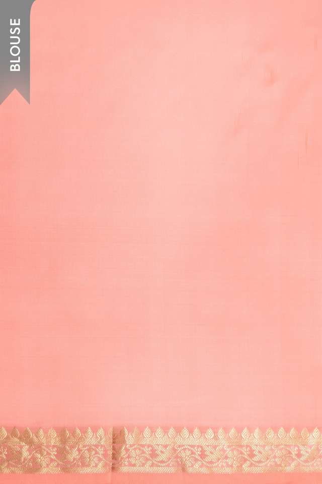 Pink Silk Viscose Cutwork Banaras Inspired Design Saree thumbnail image number null