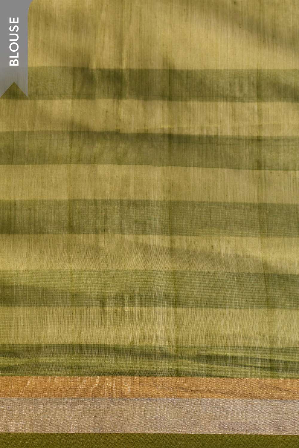 Dark Green Woven Pure Silk Cotton Chanderi Saree image number null