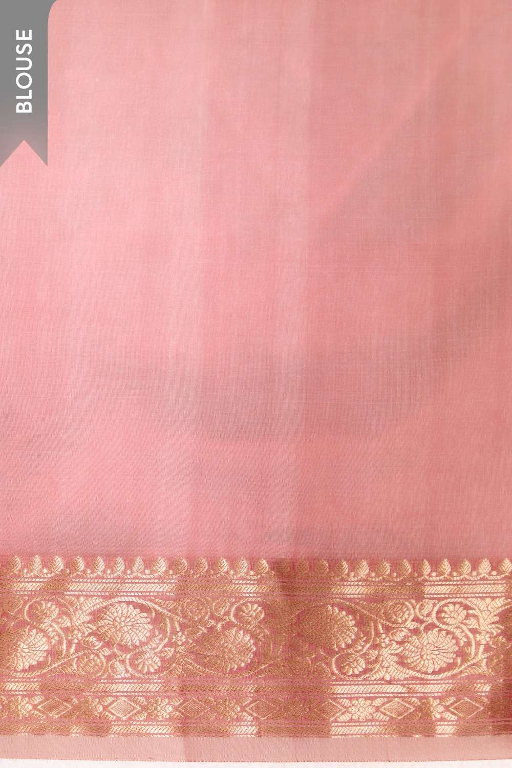 Off White Silk Viscose Banaras Cutwork Saree image number null