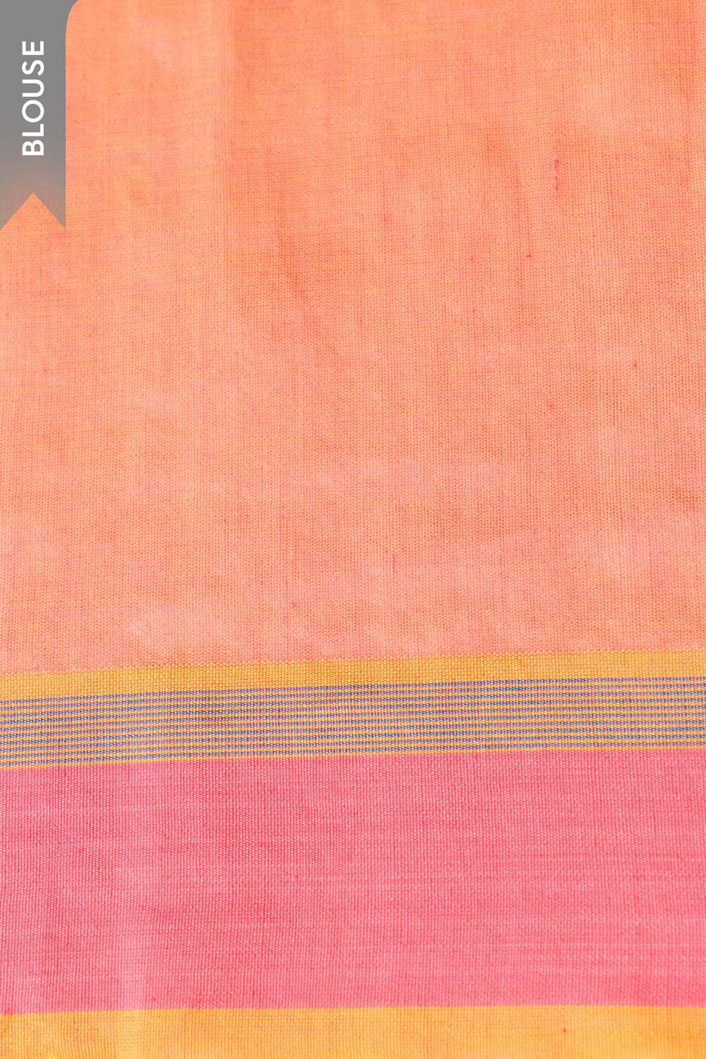 Yellow Woven Pure Cotton Bengal Saree image number null