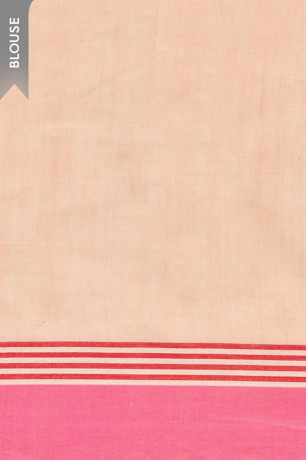 Beige Woven Pure Cotton Bengal Saree image number null
