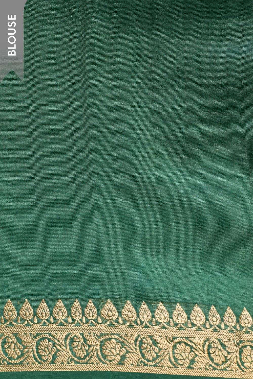 Red Silk Viscose Cutwork Banarasi Inspired Design Saree image number null