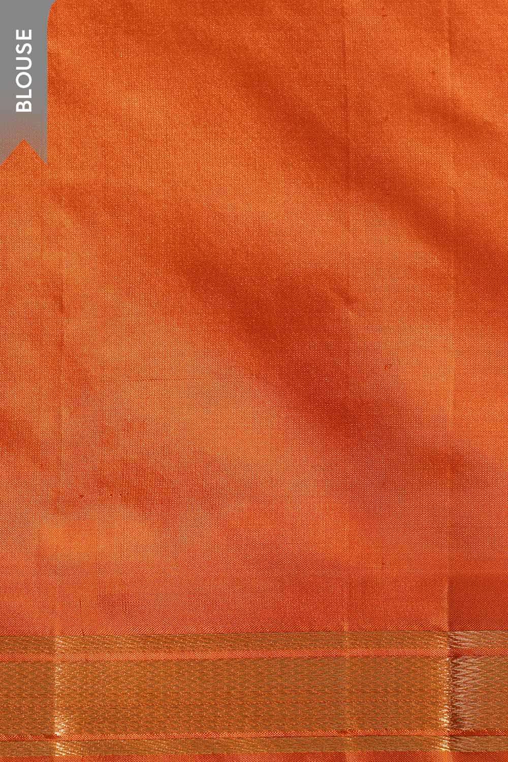 Beige Woven Pure Silk Saree image number null