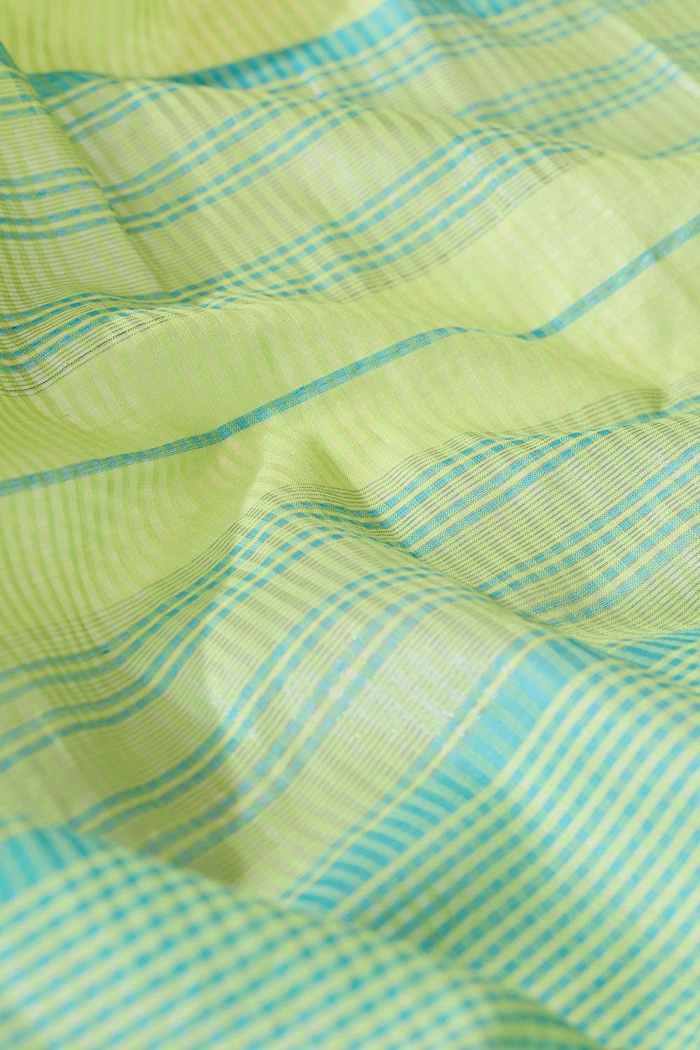 Light Green Woven Pure Silk Cotton Maheshwari Saree image number null