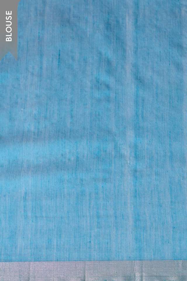 Light Orange Woven Pure Silk Cotton Chanderi Saree thumbnail image number null