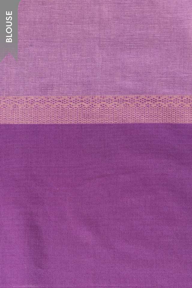 Light Pink Woven Pure Cotton Bengal Saree thumbnail image number null