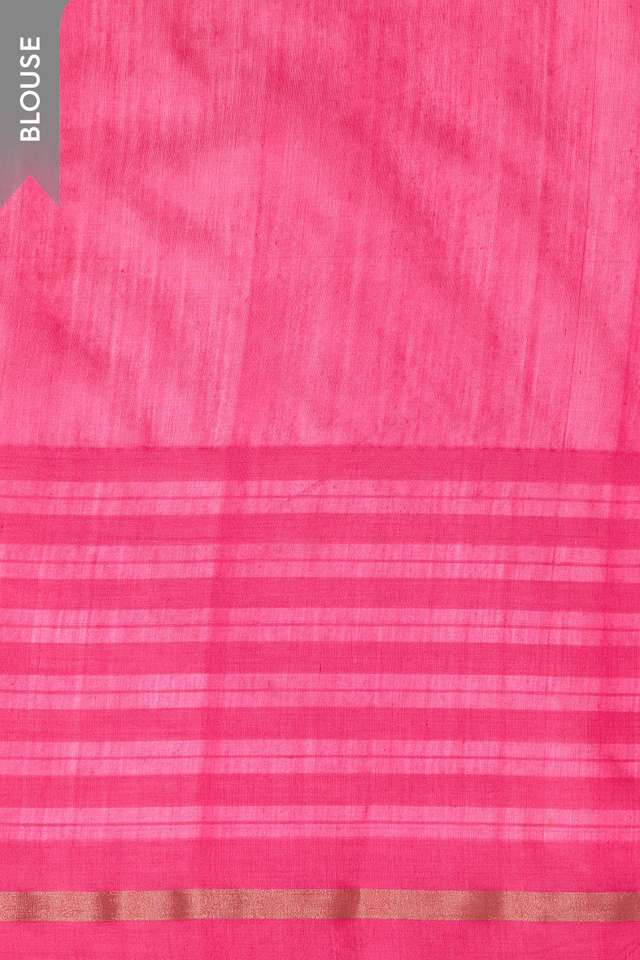 Pink Eknaliya Pure Silk Cotton Chanderi Saree thumbnail image number null