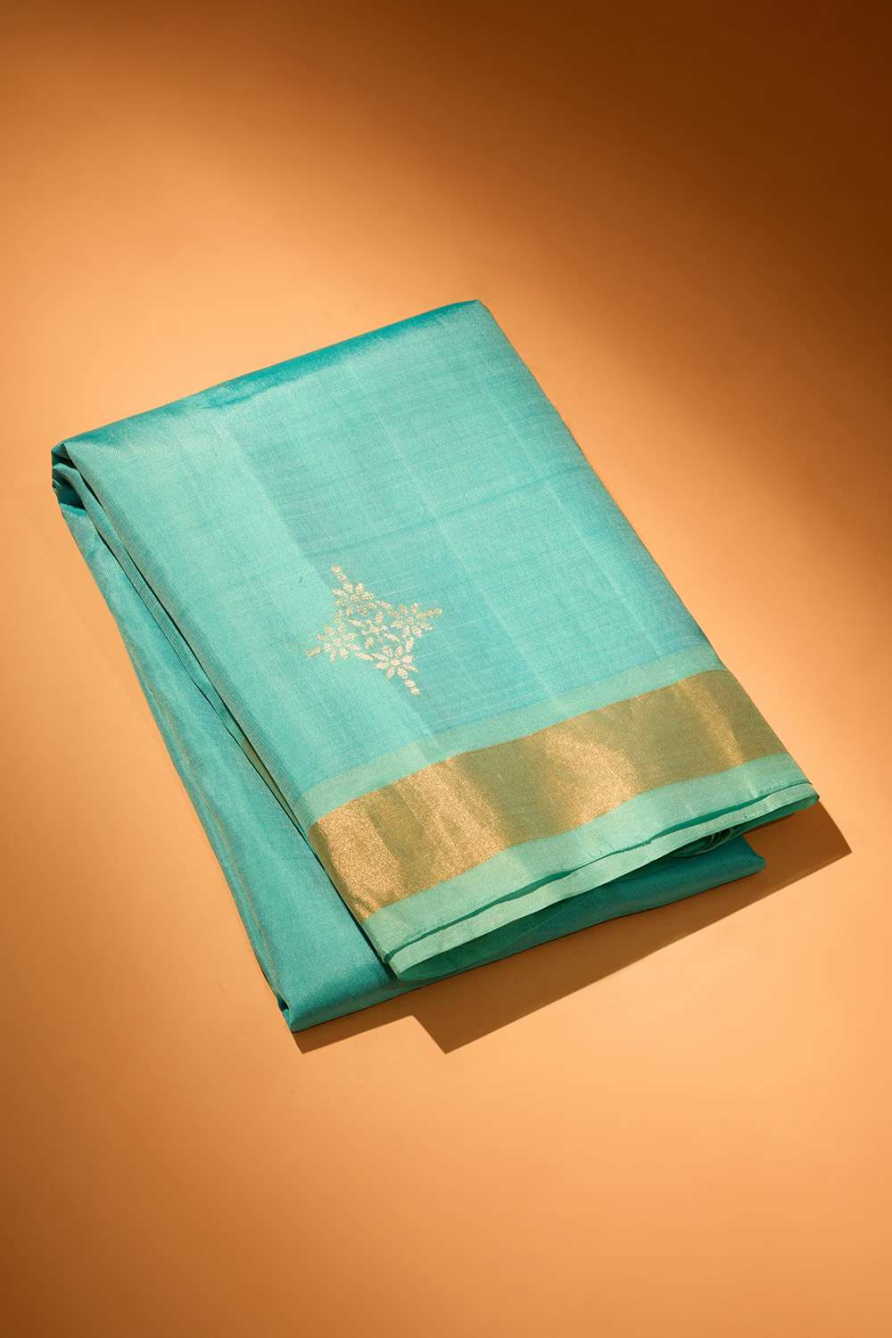 Light Blue Woven Soft Pure Silk Saree image number null