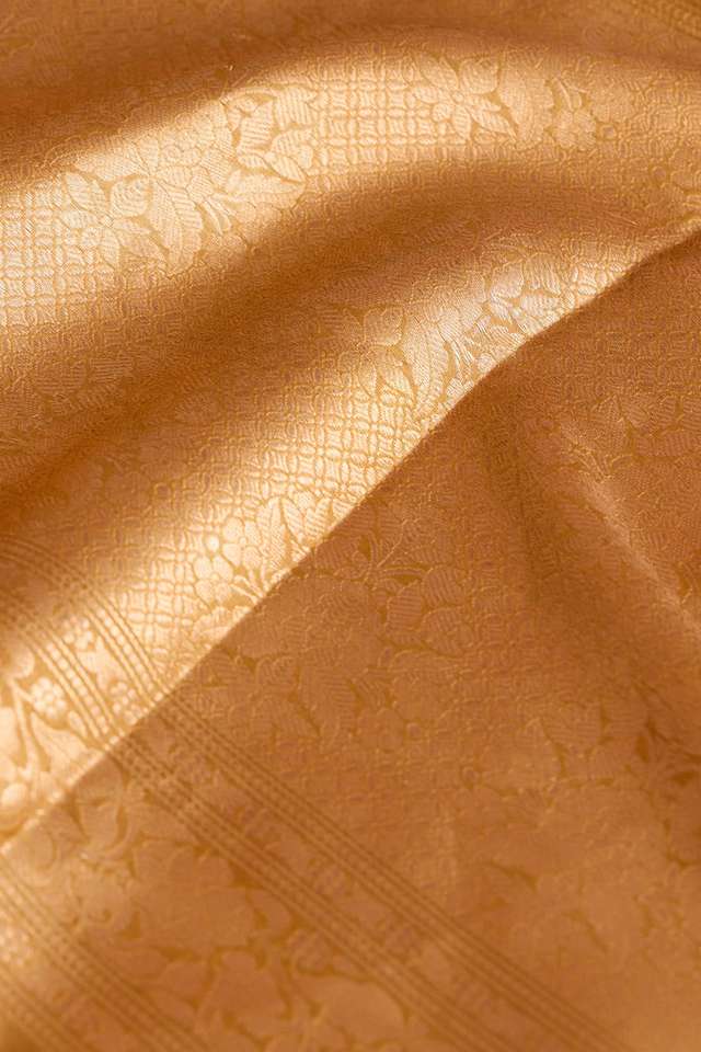 Brown Silk Viscose Kadwa Banaras Inspired Design Saree thumbnail image number null