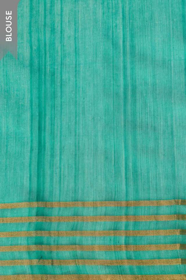 Green Silk Cotton Chanderi Woven Saree thumbnail image number null