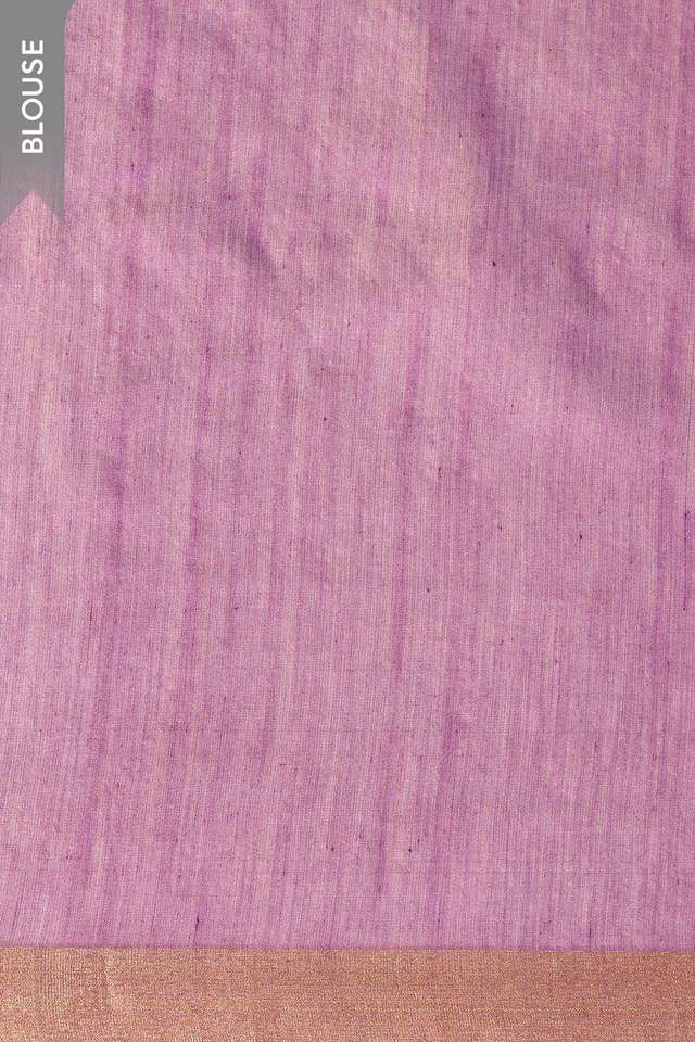 Purple Woven Pure Silk Cotton Chanderi Saree thumbnail image number null